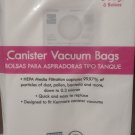 6 Kenmore Sears Type Q/C HEPA Vacuum Bags Style  Q/C. 50557, 50558