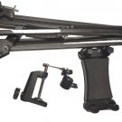 Desk Tablet Arm Mount for iPad Portable Monitor 4.7-15.6'', Heavy Duty