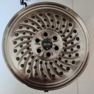 Delta 3-Spray 8 in. Wall Mount Power Drench H2Okinetic Technology Shower Head