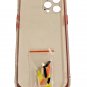 iPhone 13 Case Cover Cartoon Bear Clear Phone Case Animal Pink Protective Cute