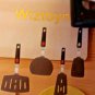 Silicone Spatula Turner, 4-Pack Spatulas 600&Acirc;&deg;F Heat Resistant Set for Nonstic...
