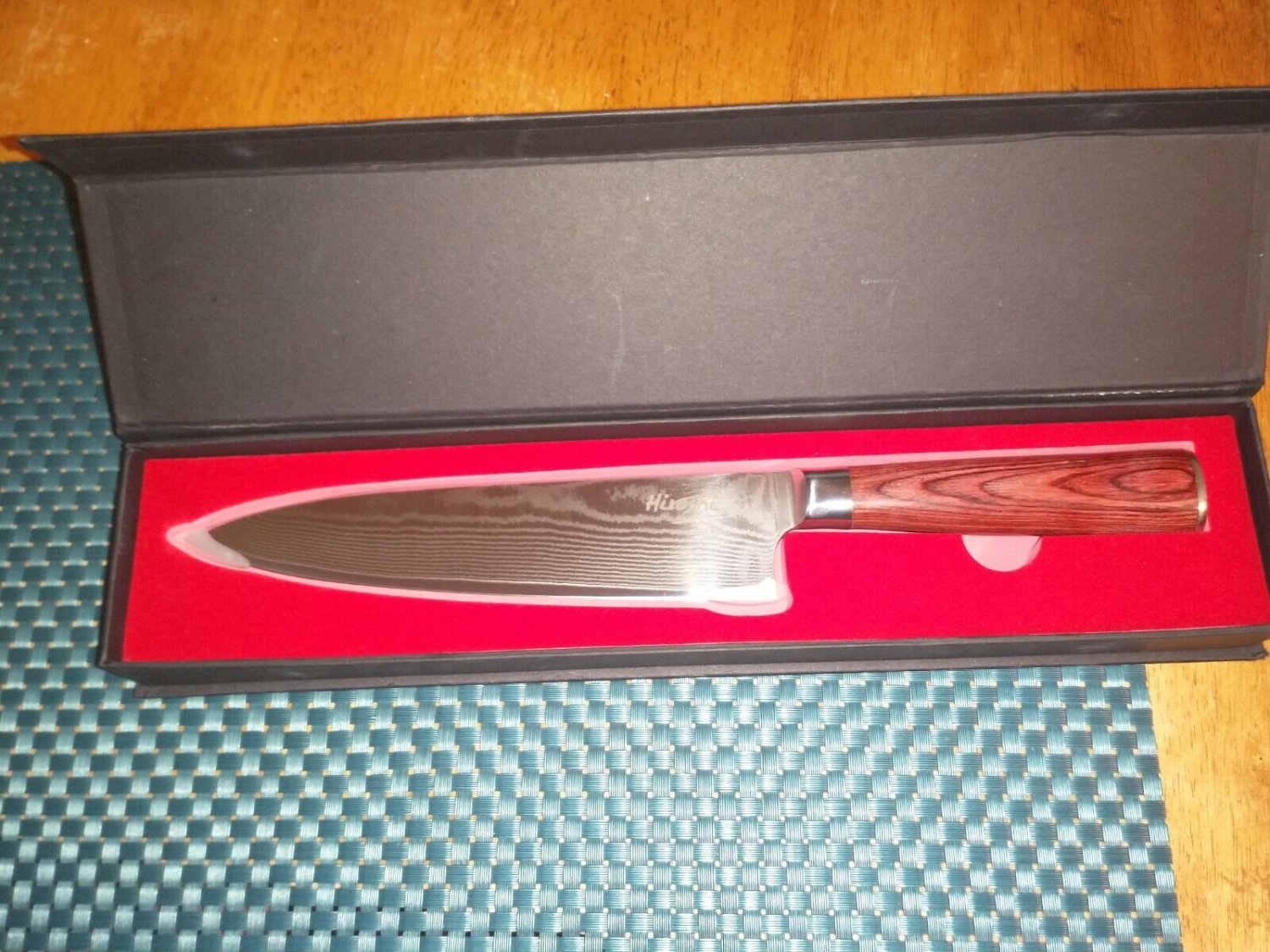 Hiroshi Knife ( Master Chef's )and 7cr17mov kitchen knife g10