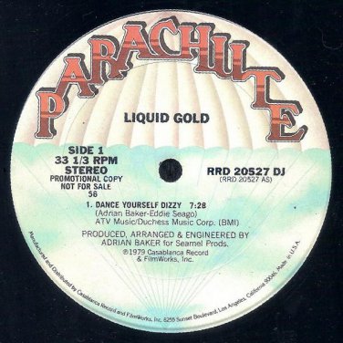 Liquid Gold - Dance Yourself Dizzy - 12" single