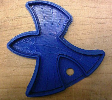 Escher Style Fish Cookie Cutter - Choice of Sizes - 3D Printed Plastic
