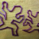 Escher Style Lizard V2 Cookie Cutter - Choice of Sizes - 3D Printed Plastic
