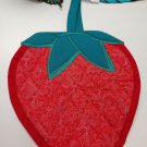 Strawberry Pot Holder, Oven Mitt, Trivet, Potholder - Made in the USA