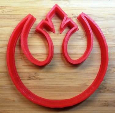 Star Wars Rebel Alliance Cookie Cutters (2Types) Choice of Sizes - 3D Printed
