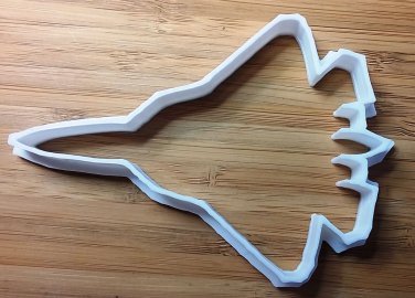 Jet Fighter Cookie Cutter - Choice of Sizes - 3D Printed Plastic