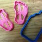Baby Shower Cookie Cutters: Baby Bottle, Foot Prints - Choice of Sizes