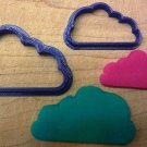 Cloud Cookie Cutter - Choice of Sizes - 3D Printed Plastic