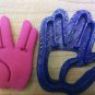 Star Trek Vulcan Salute Cookie Cutter - Choice of Sizes - 3D Printed Plastic