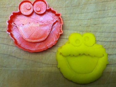 Cookie Monster Cookie Cutter (Sesame St.) Choice of Sizes - 3D Printed Plastic