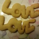 Valentine - LOVE Cookie Cutter - Choice of Sizes - 3D Printed Plastic