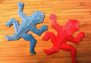 Escher Style Lizard - Choice of Sizes - 3D Printed Plastic