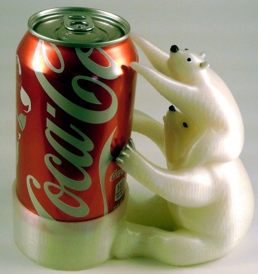 Polar Bear Soda Handle - 3D Printed Plastic