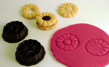 Jammie Dodger Cookie Cutter (3D Printed Plastic)