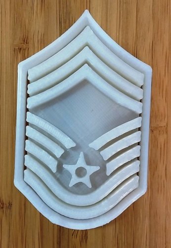 U.S. Military Air Force CMSGT Cookie Cutter (Chief Master Sergeant) 4 Sizes