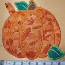 Pumpkin Fall Leaves Pattern Pot Holder, Oven Mitt, Trivet - Made in the USA