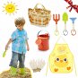 Kids Gardening Set,7 PCS Toddler Gardening Set Kids Gardening