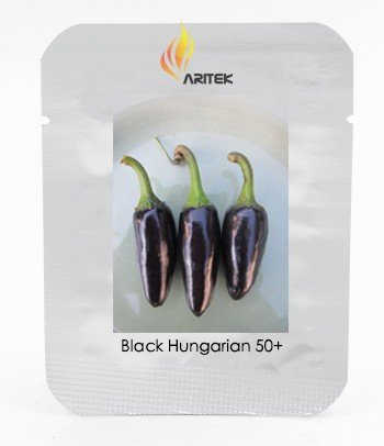 Rare Black Hot Professional 50 / Edible Ornamental Hungarian Organic Seeds, P...