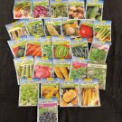 100 seeds lot of packets ferry-morse vegetable herb sell by 12/