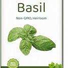 seeds basil for planting home garden herbs - individual pack of 550 heirloom