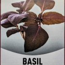 seeds basil red rubin non-gmo heirloom