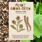 seeds greater burdock / arctium lappa asian gobo: certified organic non-gmo