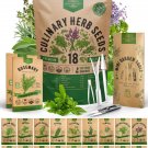 18 seeds culinary herbs variety pack - 10,180 heirloom, non-gmo, seeds...