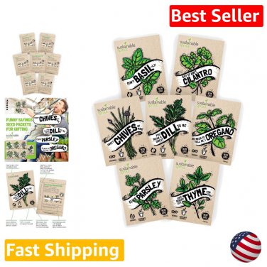 seeds hydroponic herb variety pack - nongmo for planting garden indoors