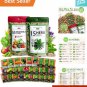 seeds 70 non-gmo heirloom bundle - vegetable and herb varieties 32,000