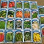 23 seeds 2021 assorted vegetable packed for tomato herb pepper basil carrot peas