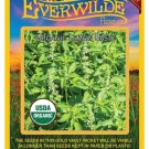1000 seeds organic lemon basil herb - everwilde farms mylar seed packet