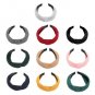 10Pcs Women Wide Headband Bowknot Hairband Boho Print Cross Knot Hair Accessory