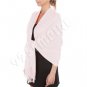 Women Plain Baby Pink Pashmina Shawl and Wrap Stole Wool Silk Lady Scarf