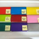 1 New Vinyl Checkbook Cover  Assorted Colors Select Your Own Color