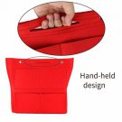 Large Multipocket Felt Purse Handbag Organizer Insert Storage Tote Shaper Bags