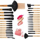 32Pcs Makeup Brush Tools Contour Foundation Eyeliners Lip Brush With Travel Bag