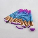 20 Piezas, Brochas De Maquillaje, 20 Pcs Diamond Unicorn Makeup Brush Set