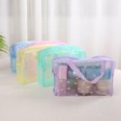 Large Waterproof Transparent PVC Cosmetic Bag Women Make Up Case Wash Organizer