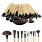 32pcs Professional Soft Cosmetic Eyebrow Shadow Makeup Brushes Tool Set Kit Bag