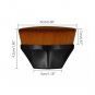 New High-Density Seamless Foundation 55 Brush Portable Petal Multi-Angle Makeup