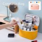 PU Large Makeup Bag Cosmetic Case Storage Portable Travel Organizer   C