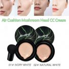 2xAir Cushion Mushroom Head BB/CC Cream Concealer Moisturizing Makeup Foundation