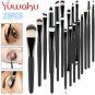 20pcs Eye Makeup Brush Tools Eyebrow Eyeshadow Eyeliner Cosmetic Pencil Brush TT