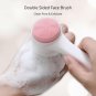 Silicone Wash Face Brush Dual Sides Facial Pore Cleaning Skin Massager Beauty
