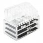 Acrylic Cosmetics Storage Rack With 4 Drawer Transparent Lipstick Organizer WH