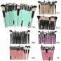 22pcs Brush Sets Nylon Hair Foundation Brush Eyeshaow Brush Blush Brush Wood US