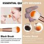 Makeup Brush Set 15Pcs Morphe Professional Cosmetic Eyeshadow Foundation Brushes