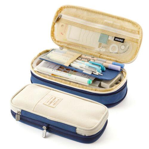 Pencil Case Big Capacity Pen Box Makeup Pouch Student School Pens Bag Organizer